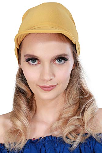 Aisha's Design Instant Turban Hijab Scarves for Women, 95% Cotton Pre-tied Jersey Head Wrap Bonnet & Shawl4