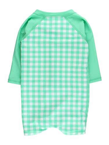 Image of RUGGEDBUTTS Baby /Toddler Boy Swimsuit, One Piece Zipper Rash Guard Sunsuit with UPF 50+ Sun Protection