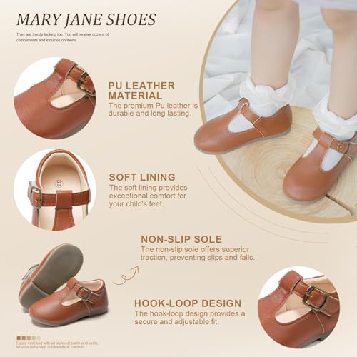 Toddler Girls Mary Jane Dress Shoes Ballet Bow Princess Dance Flats Casual Slip-on Wedding Party Back to School Shoes for Kids3