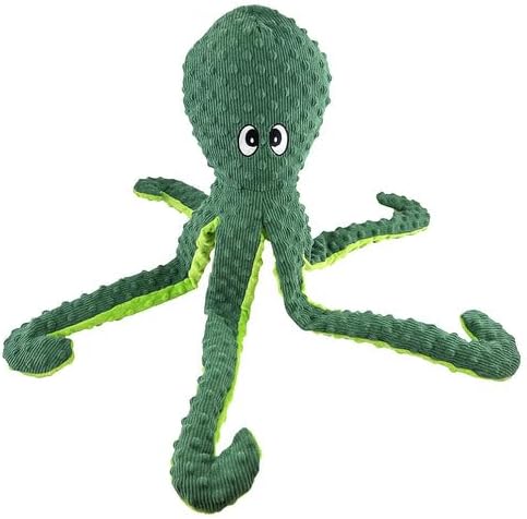 Pet Lou Dotty Friends 2.0 Holly Green Octopus Juguete para Perros 66 cm miniatura 2