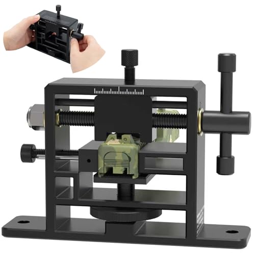 SporGain Handgun Sight Pusher Heavy Duty Tool for Precise Rear Sight Removal and Adjustment, Adjustable Base for Square Slides