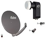 Fuba Sat-Anlage für 2 Teilnehmer bzw. 2 Anschlüsse