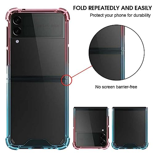 Coque transparente pour Galaxy ZFlip 4 anti rayure - 5