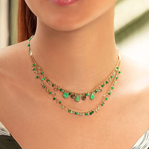 CaratLane Bliss Necklace in Gold Plated 