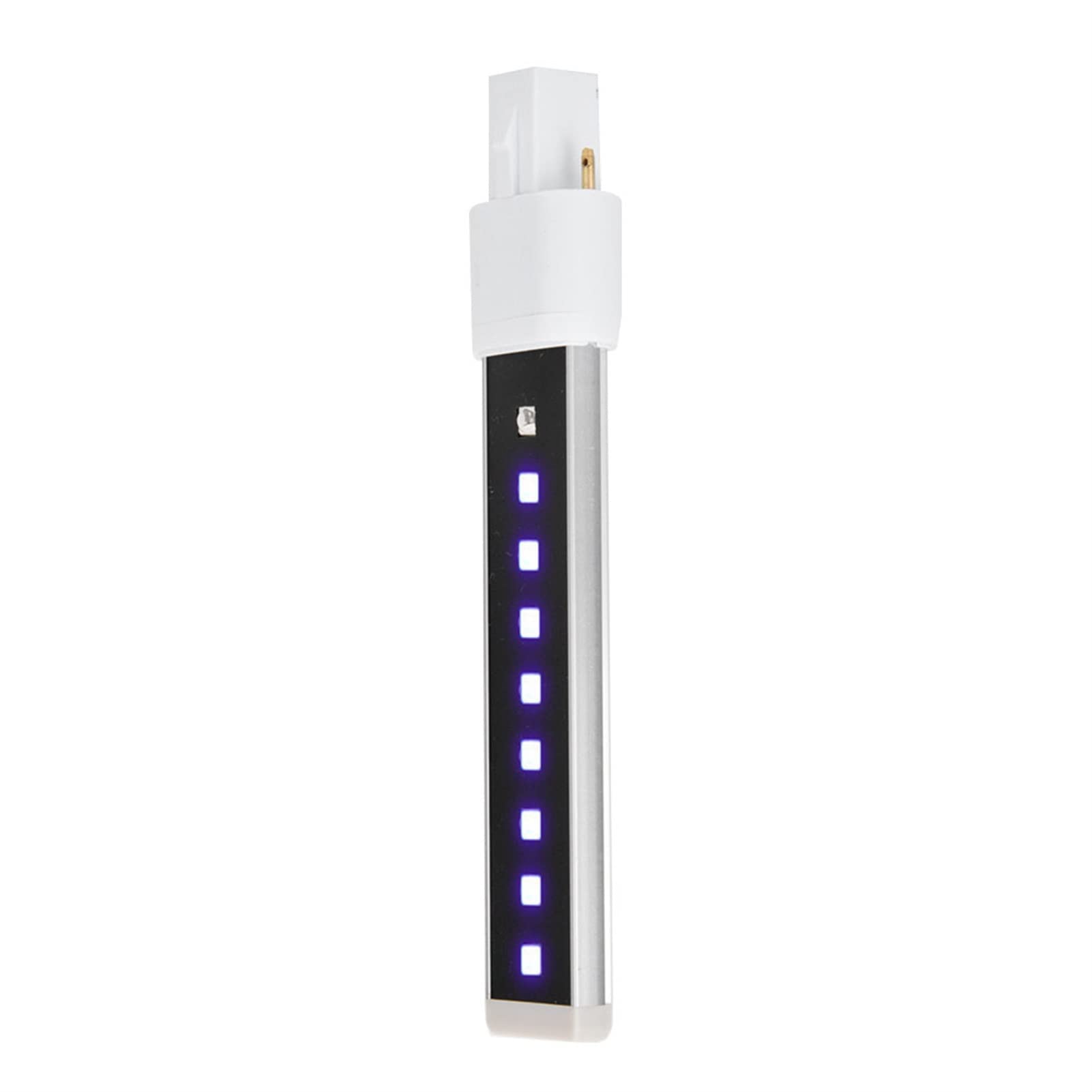 Yinhing Żarówka z lampą UV, 365 405 Nm Podwójne źródło światła LED 9 W Żarówka do Suszarki do Paznokci z obrotową konstrukcją, Szybkie Utwardzanie Przez 15 30 S, Kompatybilna z Lampami