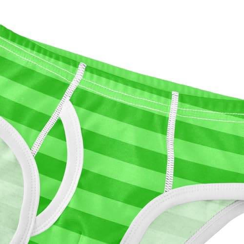 Green Gradient Stripe Toddler Boy's Underwear 2T4