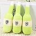 3 PCS Mascotas chillona látex Perro de Juguete Leche Botella de la Forma del Perrito de Familia de la Felpa Interactivo Juego de Pelota por Medio Pequeño Perros Huangchuxin (Color : Green)