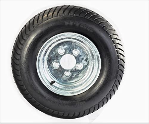 eCustomrim 2-Pack Trailer Tire Rim 20.5X8-10 205/65-10 20.5X8.0-10 5 Lug Load Range E Galvanized Wheel - 2 Year Warranty w/Free Roadside