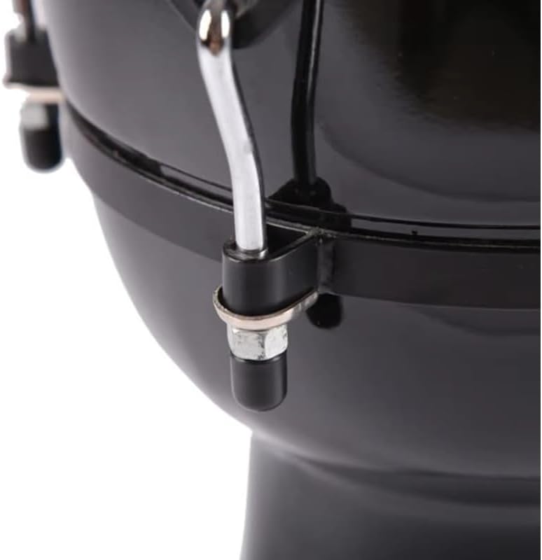 African Hand Drum Fiberglass Body Wooden Splicing Design 8 10 12 Inch Percussion Instrument for Rhythm Performance Studio Recording Acoustic Session Use