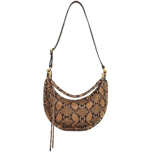Image of Rebecca Minkoff Darren Crescent Crossbody Bag, Women's Leather Shoulder Handbag Purse