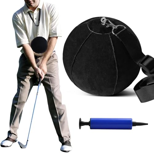 Arttodo Golf Smart Ball, Golf Training Aids, Arms Forearm, Inflatable Ball with Air Pump, Swing Trainer, Improve Posture and Consistency, Golf Gifts
