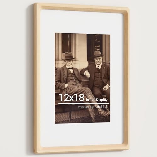 Solid Wood Photo Frame with Tempered Glass