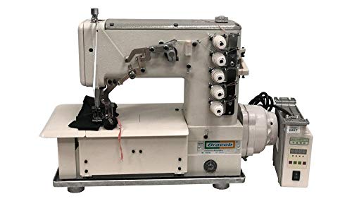 Máquina de Costura Galoneira Industrial Direct Drive 3 Agulhas, 5 Fios BC-4000-D - BRACOB (110)
