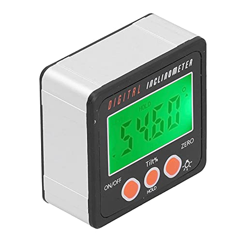 Buscador de ángulos digital con base magnética y LCD miniatura 7
