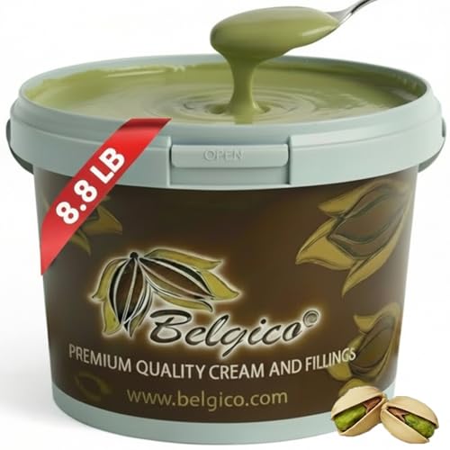 Belgico Bulk Pistachio Cream (25% Pistachio) – Sweetened Paste for