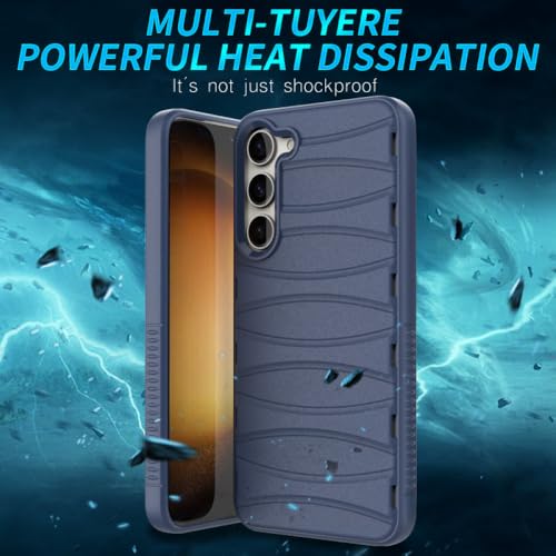 Coque Samsung Galaxy A54 silicone souple antichoc bleu A14 A34 - 2