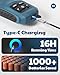 AEGTEST 8103 Gauss Meter, Rechargeable Tesla Meter 0-2500mT, Magnetometer with Data Logging and Alarm, Magnetic Field Strength and Pole Tester, ±2% Industrial Accuracy for Quality Control, Labs