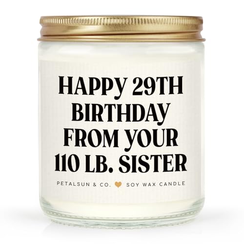 Sister Birthday Gifts Funny Sisters Gifts from Sister Lavender Candle