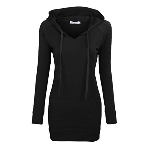 BEPEI Business Casual Tops for Women,Ladies Career Blouses for Office Work Professional Clothes Long Sleeve V Neck Shirt with Pocket Female Formal Tunic Hoodie Plus Size Black 2XL