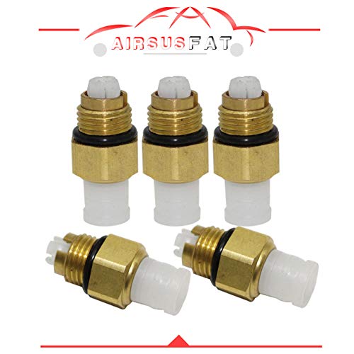 Airsusfat 5 Pcs Air Suspension Spring Repair Kit Air Valve M10 For Audi Q7 Vw Touareg Cayenne 955 Jeep Air Connector Brass Fittings #TOP4