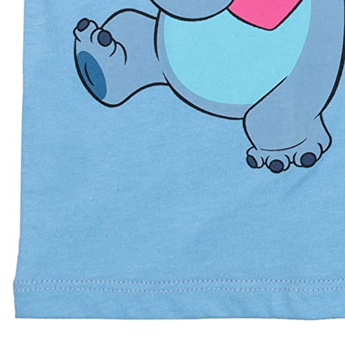 Disney Lilo & Stitch Little Girls T-Shirt Stitch Blue 7-8 #TOP7