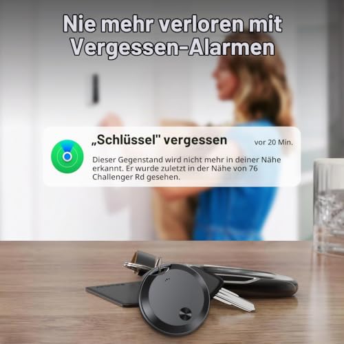 Smart Tracker Tags 2026, 4er Pack, Ortungsgeräte für Android und iOS – Ansicht 6