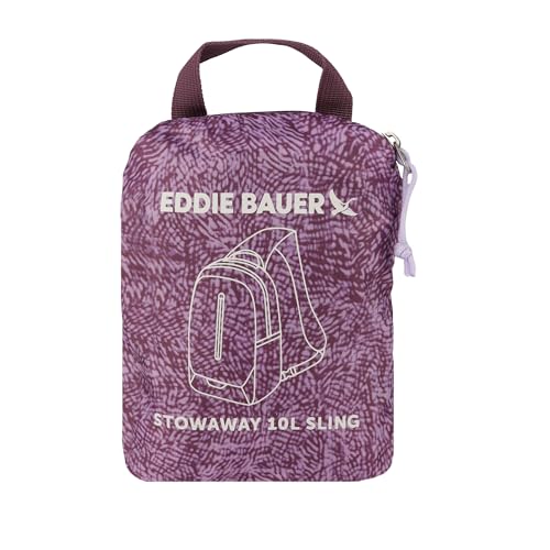 Image of Eddie Bauer Stowaway Packable Sling Bag | Travel | Outdoor | Lightweight | Compact | Ripstop Nylon, Lilac-10L