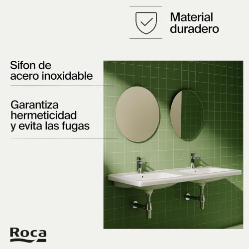 Miniatura 3 de Roca Recambios Originales - Sifón Botella De 1 1 4 Para Lavabo. Tubo De 250 . Recambios Originales De Grifería. Ref.A506401614