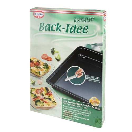 Dr. Oetker 1308 bandeja para horno rectangular grande de 42cm para tartas 8