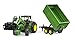 John Deere Tractor 7930 w. frontl. and Tipping Trailer