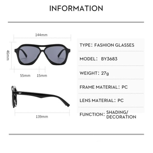 ZIUTNSAV-Retro Irregular Sunglasses For Women Men Vintage Sun Glasses Oversized Frame Outdoor Shades UV4003