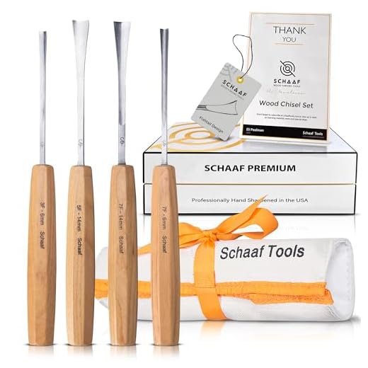 Hand-Sharpened Wood Carving Tools Set