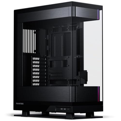 Phanteks Evolv X2, telaio di gioco a metà torre, sistema di raffreddamento verticale, telaio in...