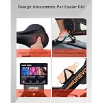 Heimtrainer Fahrrad, UREVO 10kg Schwungrad Spinning Bike Indoor mit 120 kg Gewichtskapazität, einstellbarem Widerstand und LCD-Monitor für Heimtraining – Bild 5