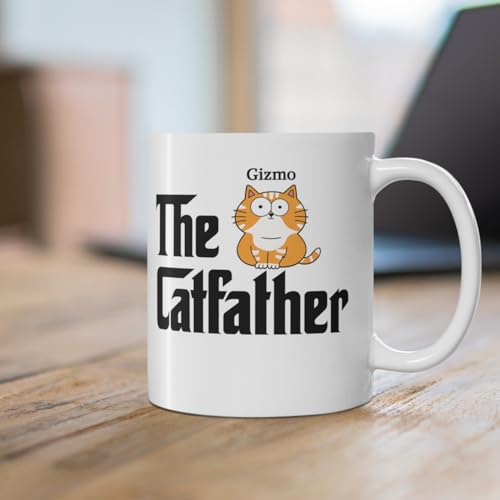 The Catfather Mug personalizado para amantes de gatos miniatura 4