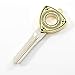 Rotary13B1 Mazda RX-7 Rotor Key Blank - 1983 thru 1987 - Canary Gold