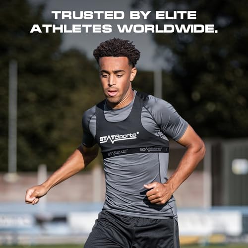 STATSports Chaleco GPS Fútbol (Chaleco Solo – Pod no incluido) - Solo Chaleco Usado por jugadores de élite – Tejido ligero con bolsillo APEX GPS Pod - Negro, Adulto M - imagen 7