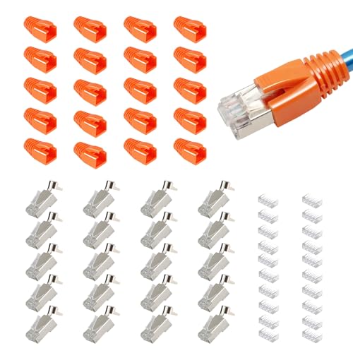 Lumitrex Connecteurs RJ45 Cat7 Cat6A (Lot de 20)