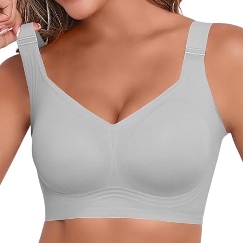 MNBBO 2025 Wireless Bras with Support and Lift Wirefree Bras Lift Sagging Breasts Bralette Push Up...