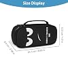 FINPAC Pencil Case, Large Capacity Multi-Use Pencil Case Box Organizer for Classroom, Office, or Travel with Carry Handle (Don't touch me)