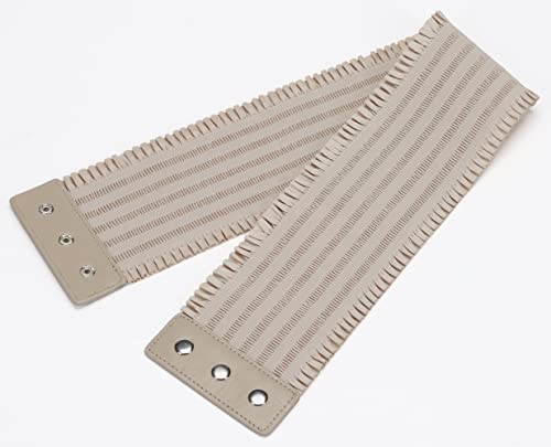 Alaix Women's Wide Belt Stretchy Dress Belts Elastic Snap-Button Corset Belts For Women Waist Belt Waistband #TOP5