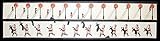  Clown Zoetrope Strip / game optisches Spielzeug Spiel