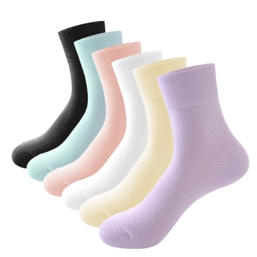 Chaussettes respirantes sans couture en coton pour femme confortables contre les frottements