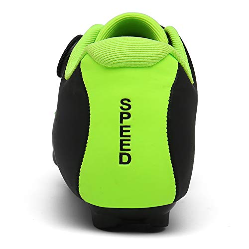 Men Road Bike Cycling Shoes Premium Microtex Shoes with Cleat Men SPD Shoes Black White Men Cycling Spinning Shoes - Thumbnail 3