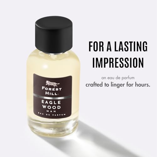 Image of Forest Hill Premium Eau De Parfum, Fresh & Soothing Fragrance Scent, Long Lasting Perfume Spray For Men (Eagle Wood 100ml)