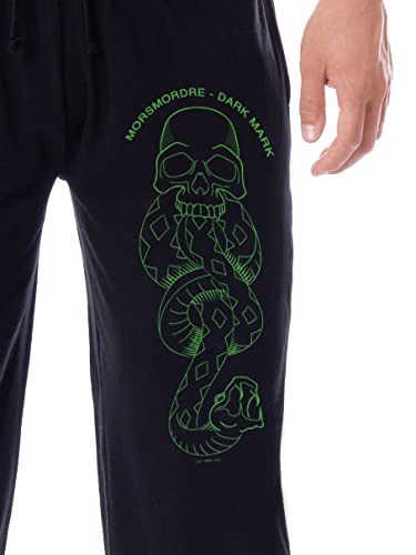 INTIMO Harry Potter Mens' Death Eaters Dark Mark Sleep Jogger Pajama Pants2