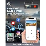 Dash Cam Front and Rear, 4k+1080P Dual Dash Camera for Cars, 1.5” WiFi Mini Dashcam with App, 170°Wide Angle Car Camera, Night Vision, 24H Parking Mode, 32GB Card Included, G-Sensor, Support 256GB Max - Image 4