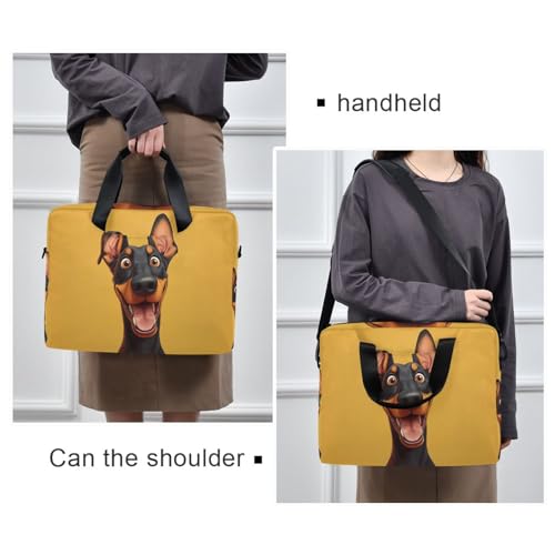 Funda para laptop de 15.6 pulgadas con correa y asa miniatura 7