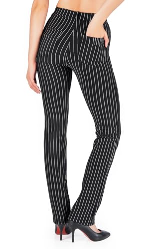 Image of Yogipace,Belt Loops,Women's Petite /Regular /Tall Straight Leg Yoga Dress Pants