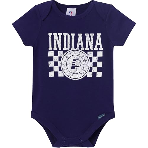 Image of Gerber Baby NBA Boys & Girls 2-Pack Short Sleeve Onesie Bodysuits
